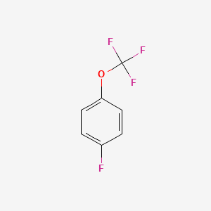 molecular formula C7H4F4O B1294388 4-(Trifluoromethoxy)fluorobenzene CAS No. 352-67-0