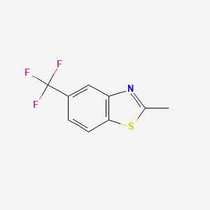 molecular formula C9H6F3NS B1294398 2-甲基-5-(三氟甲基)苯并噻唑 CAS No. 398-99-2