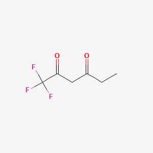 molecular formula C6H7F3O2 B1294399 1,1,1-Trifluorohexane-2,4-dione CAS No. 400-54-4