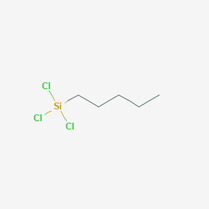 molecular formula C₅H₁₁Cl₃Si B129440 五氯化硅 CAS No. 107-72-2