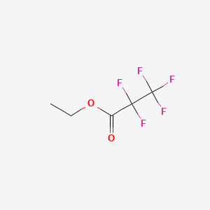 molecular formula C5H5F5O2 B1294403 Ethyl pentafluoropropionate CAS No. 426-65-3