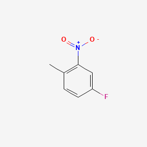 molecular formula C7H6FNO2 B1294404 4-Fluoro-2-nitrotoluene CAS No. 446-10-6