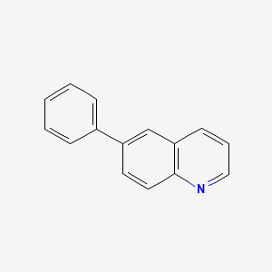 molecular formula C15H11N B1294406 6-Phenylquinoline CAS No. 612-95-3