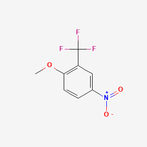 molecular formula C8H6F3NO3 B1294411 2-Methoxy-5-nitrobenzotrifluoride CAS No. 654-76-2