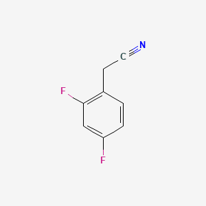 molecular formula C8H5F2N B1294412 2,4-Difluorophenylacetonitrile CAS No. 656-35-9