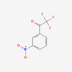 molecular formula C8H4F3NO3 B1294413 2,2,2-trifluoro-1-(3-nitrophenyl)ethanone CAS No. 657-15-8
