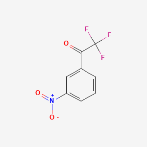 molecular formula C8H4F3NO3 B1294413 2,2,2-Trifluoro-1-(3-nitrophenyl)ethan-1-one CAS No. 657-15-8