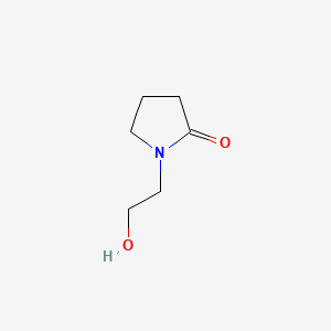 molecular formula C6H11NO2 B1294424 1-(2-Hydroxyethyl)pyrrolidin-2-one CAS No. 3445-11-2