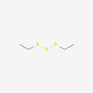 molecular formula C4H10S3 B1294429 Diethyltrisulfane CAS No. 3600-24-6