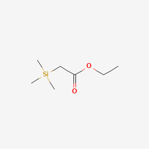 molecular formula C7H16O2Si B1294435 Ethyl (trimethylsilyl)acetate CAS No. 4071-88-9