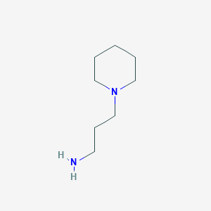 molecular formula C8H18N2 B1294436 3-(Piperidin-1-yl)propan-1-amine CAS No. 3529-08-6