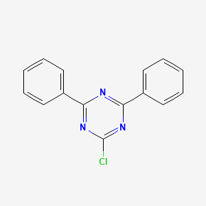 molecular formula C15H10ClN3 B1294446 2-Chloro-4,6-diphenyl-1,3,5-triazine CAS No. 3842-55-5