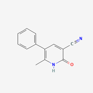 molecular formula C13H10N2O B1294450 2-Hydroxy-6-methyl-5-phenylnicotinonitrile CAS No. 4241-12-7