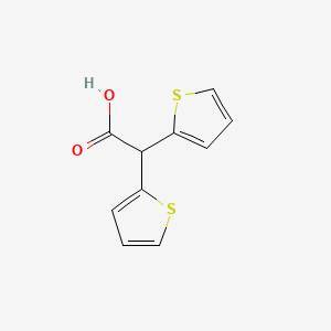 molecular formula C10H8O2S2 B1294454 Di(2-thienyl)acetic acid CAS No. 4408-82-6