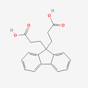molecular formula C19H18O4 B1294455 Fluorene-9,9-dipropionic acid CAS No. 4425-95-0