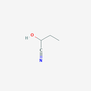 molecular formula C4H7NO B1294457 2-Hydroxybutanenitrile CAS No. 4476-02-2