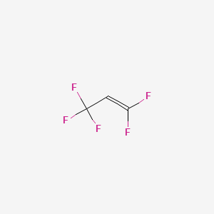 molecular formula C3HF5 B1294464 1,1,3,3,3-Pentafluoropropene CAS No. 690-27-7