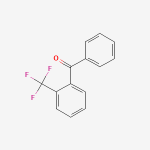 molecular formula C14H9F3O B1294469 2-(Trifluoromethyl)benzophenone CAS No. 727-99-1