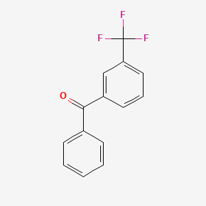 molecular formula C14H9F3O B1294470 3-(Trifluoromethyl)benzophenone CAS No. 728-81-4
