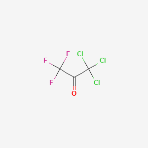 molecular formula C3Cl3F3O B1294472 1,1,1-三氯三氟乙酮 CAS No. 758-42-9