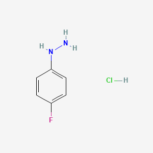 molecular formula C6H8ClFN2 B1294487 4-Fluorophenylhydrazine hydrochloride CAS No. 823-85-8