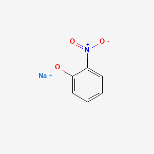 molecular formula C6H4NNaO3 B1294488 Sodium 2-nitrophenolate CAS No. 824-39-5