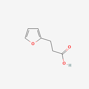 molecular formula C7H8O3 B1294494 3-(2-Furyl)propanoic acid CAS No. 935-13-7