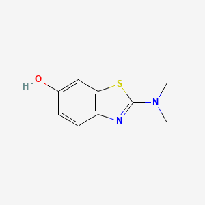 molecular formula C9H10N2OS B1294496 2-(Dimethylamino)-1,3-benzothiazol-6-ol CAS No. 943-04-4