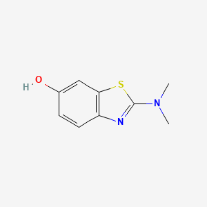 molecular formula C9H10N2OS B1294496 2-(二甲氨基)苯并噻唑-6-醇 CAS No. 943-04-4