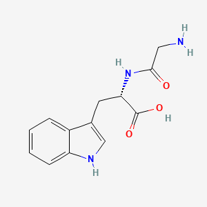 molecular formula C13H15N3O3 B1294499 H-Gly-Trp-OH CAS No. 2390-74-1