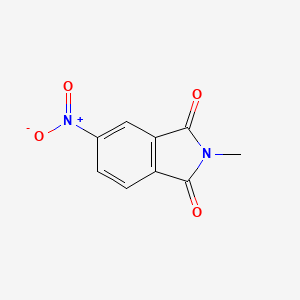 molecular formula C9H6N2O4 B1294500 N-甲基-4-硝基邻苯二甲酰亚胺 CAS No. 41663-84-7