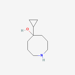 molecular formula C10H19NO B12945044 5-Cyclopropylazocan-5-ol 