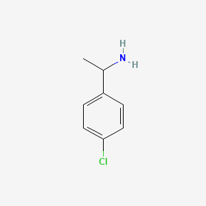 molecular formula C8H10ClN B1294507 1-(4-Chlorophenyl)ethanamine CAS No. 6299-02-1