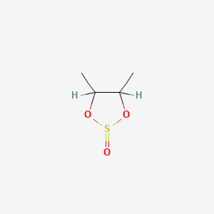 molecular formula C4H8O3S B1294509 4,5-Dimethyl-1,3,2-dioxathiolane 2-oxide CAS No. 4440-90-8