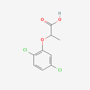 molecular formula C9H8Cl2O3 B1294511 2-(2,5-Dichlorophenoxy)propanoic acid CAS No. 6965-71-5