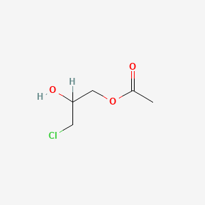 molecular formula C5H9ClO3 B1294514 3-Chloro-2-hydroxypropyl acetate CAS No. 24573-30-6