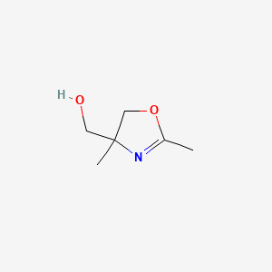 molecular formula C6H11NO2 B1294515 2,4-Dimethyl-2-oxazoline-4-methanol CAS No. 39986-37-3