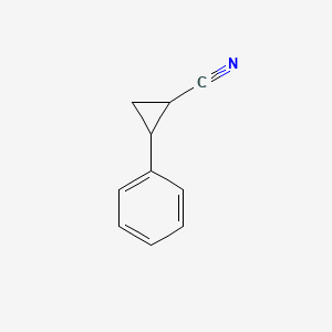 molecular formula C10H9N B1294516 2-Phenylcyclopropanecarbonitrile CAS No. 5590-14-7