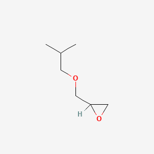 molecular formula C7H14O2 B1294520 2-(Isobutoxymethyl)oxirane CAS No. 3814-55-9