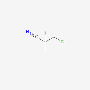 molecular formula C4H6ClN B1294522 3-Chloro-2-methylpropionitrile CAS No. 7659-45-2