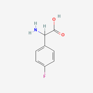 molecular formula C8H8FNO2 B1294523 2-氨基-2-(4-氟苯基)乙酸 CAS No. 7292-73-1