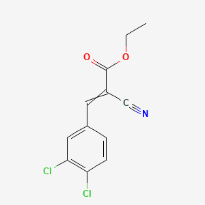 molecular formula C12H9Cl2NO2 B1294526 ethyl (2Z)-2-cyano-3-(3,4-dichlorophenyl)prop-2-enoate CAS No. 55417-50-0