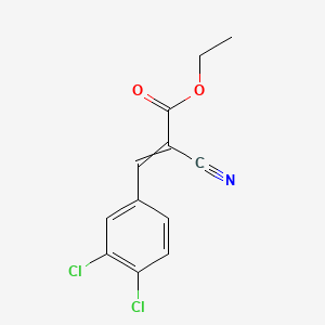 molecular formula C12H9Cl2NO2 B1294526 Ethyl 2-cyano-3-(3,4-dichlorophenyl)acrylate CAS No. 55417-50-0