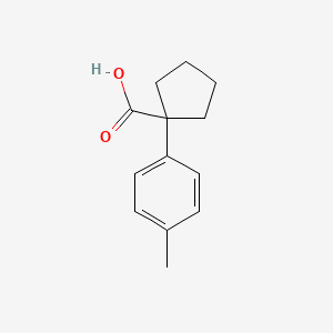 molecular formula C13H16O2 B1294532 1-(4-甲基苯基)环戊烷甲酸 CAS No. 80789-75-9