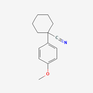 molecular formula C14H17NO B1294533 1-(4-甲氧基苯基)环己烷碳腈 CAS No. 36263-51-1