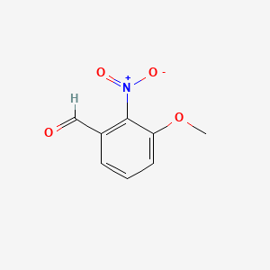 molecular formula C8H7NO4 B1294539 3-甲氧基-2-硝基苯甲醛 CAS No. 53055-05-3