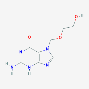 molecular formula C8H11N5O3 B129454 N7-((2-Hydroxyethoxy)methyl)guanine CAS No. 91702-61-3