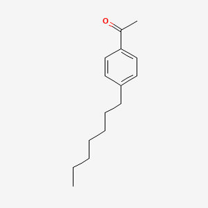 molecular formula C15H22O B1294540 4'-Heptylacetophenone CAS No. 37593-03-6
