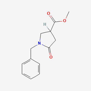 molecular formula C13H15NO3 B1294541 Methyl 1-benzyl-5-oxopyrrolidine-3-carboxylate CAS No. 51535-00-3