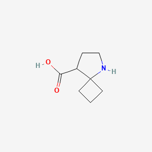 molecular formula C8H13NO2 B12945457 5-Azaspiro[3.4]octane-8-carboxylic acid 